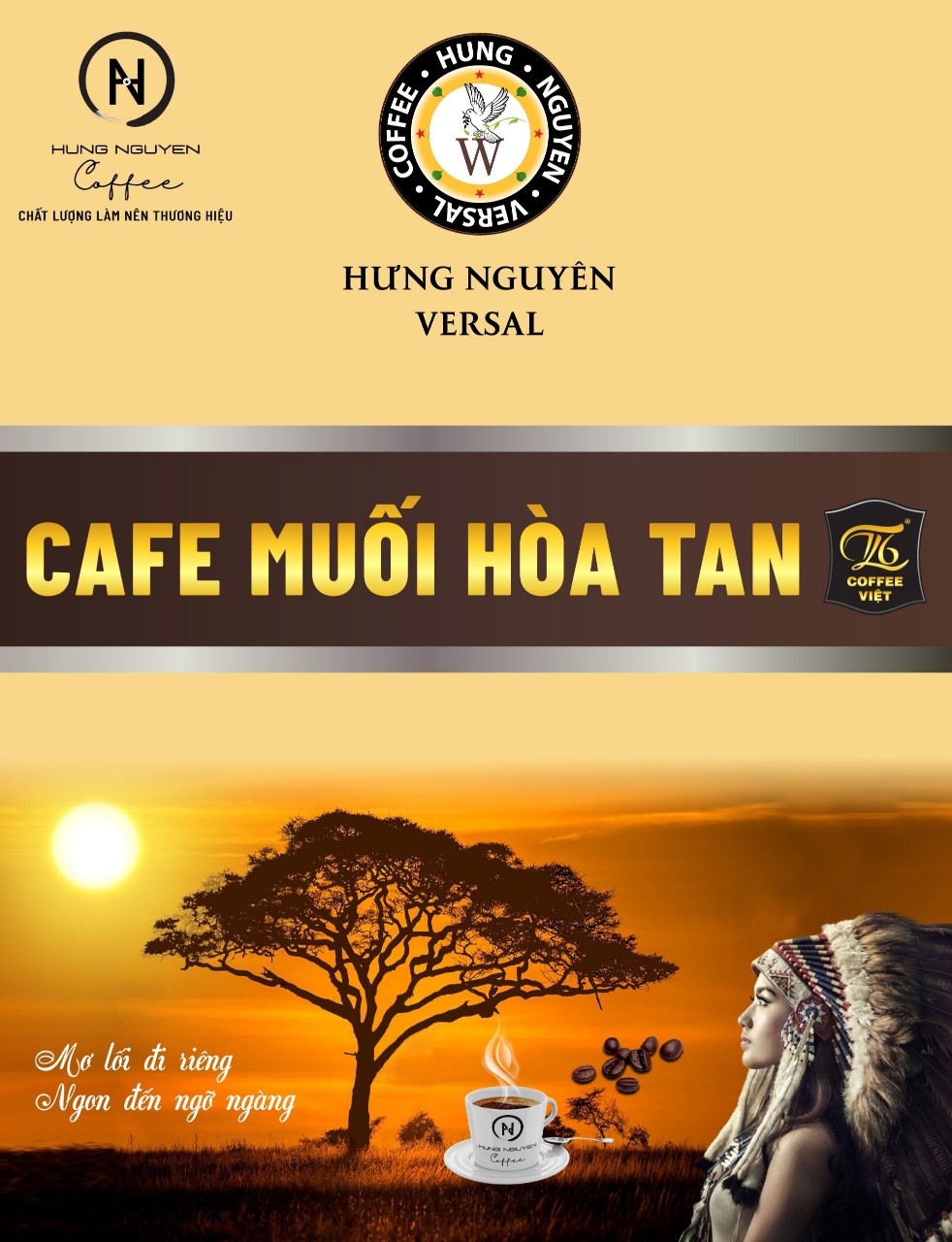 Cà phê muối hòa tan